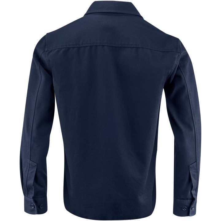 Overshirt Highwoods Marinblå James Harvest – billede 6