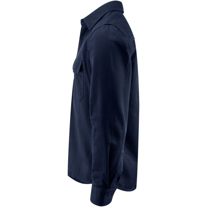 Overshirt Highwoods Marinblå James Harvest – billede 7