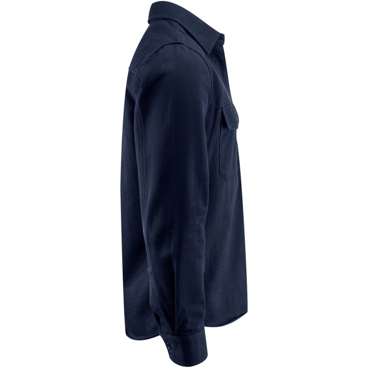 Overshirt Highwoods Marinblå James Harvest – billede 8