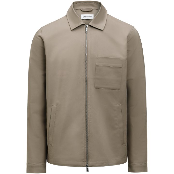 Overshirt Modern Zip Valnöt J.Harvest & Frost XS – billede 2