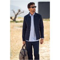 Overshirt Patch Pocket Marinblå J.Harvest & Frost