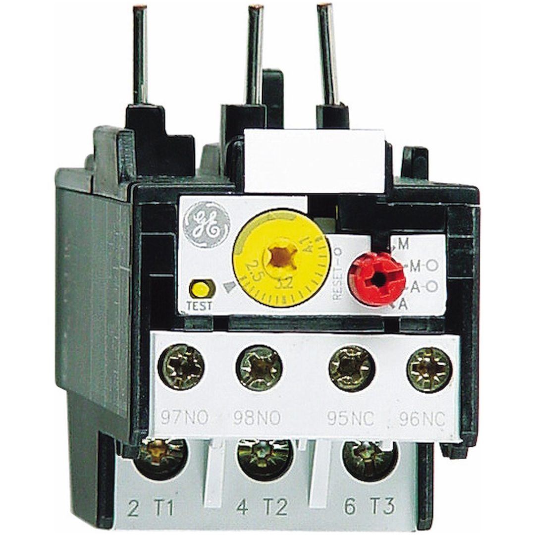 Overstrømsrelæ, GE, CL-00 - CL-05, 0,4-0,65A MALMBERGS