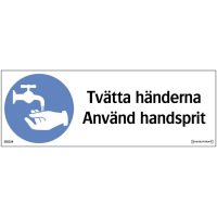 Påbudsskilt Vask hænder
