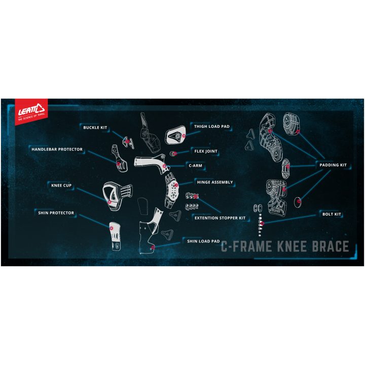 Padding Kit Junior C-Frame Leatt – billede 2