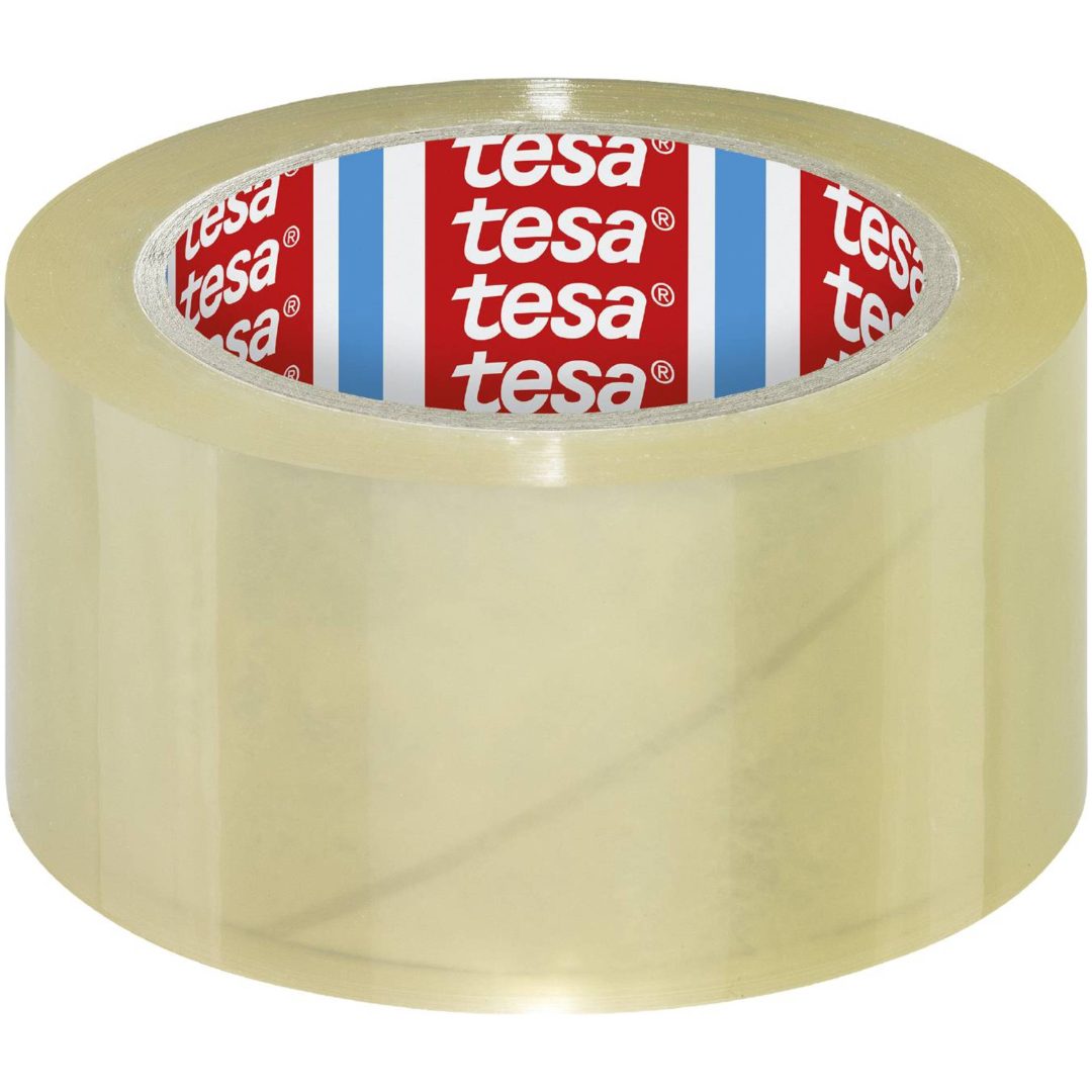 Pakketape PP 4195 TESA PAKKETAPE TRANSPARENT 50MMX66M