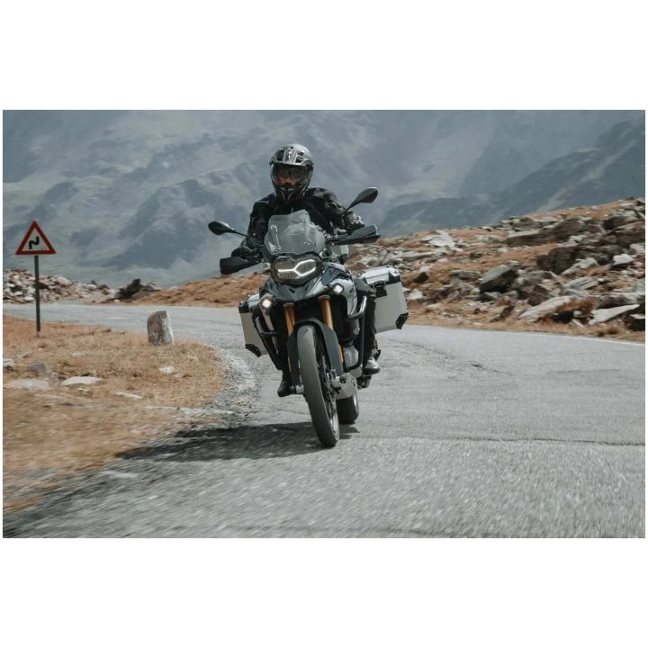 Pakketaske Trax Adv SW-MOTECH 37L Sølv Venstre – billede 2