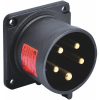 Panelindtag Stage, Forsænket, Lige, 16A, 3P+N+J, 400V, 6h, IP44 (75x75) MALMBERGS