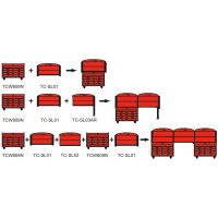 Panelsæt til arbejdsbord TC-SL01 / TC-SL3AR Teng Tools