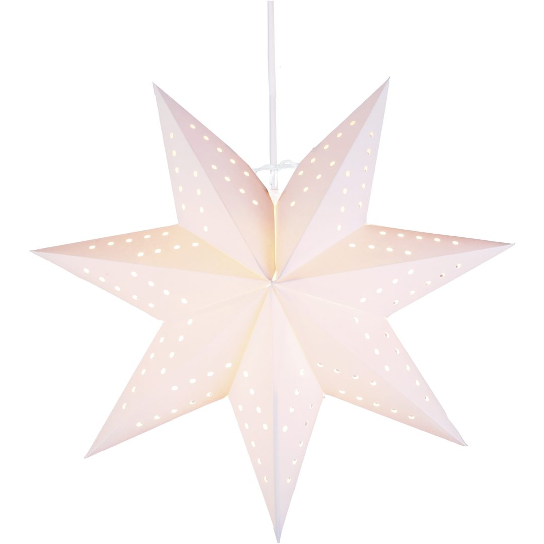 Papirstjerne Bobo Hvid Star Trading