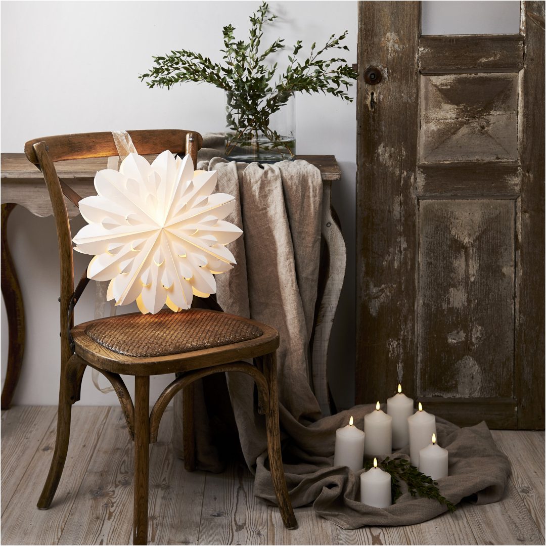 Papirstjerne Clipp Hvid Star Trading 40 cm – billede 8