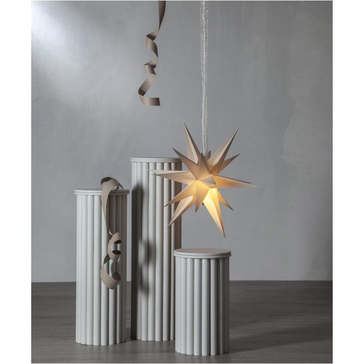 Papirstjerne December Beige Star Trading – billede 9