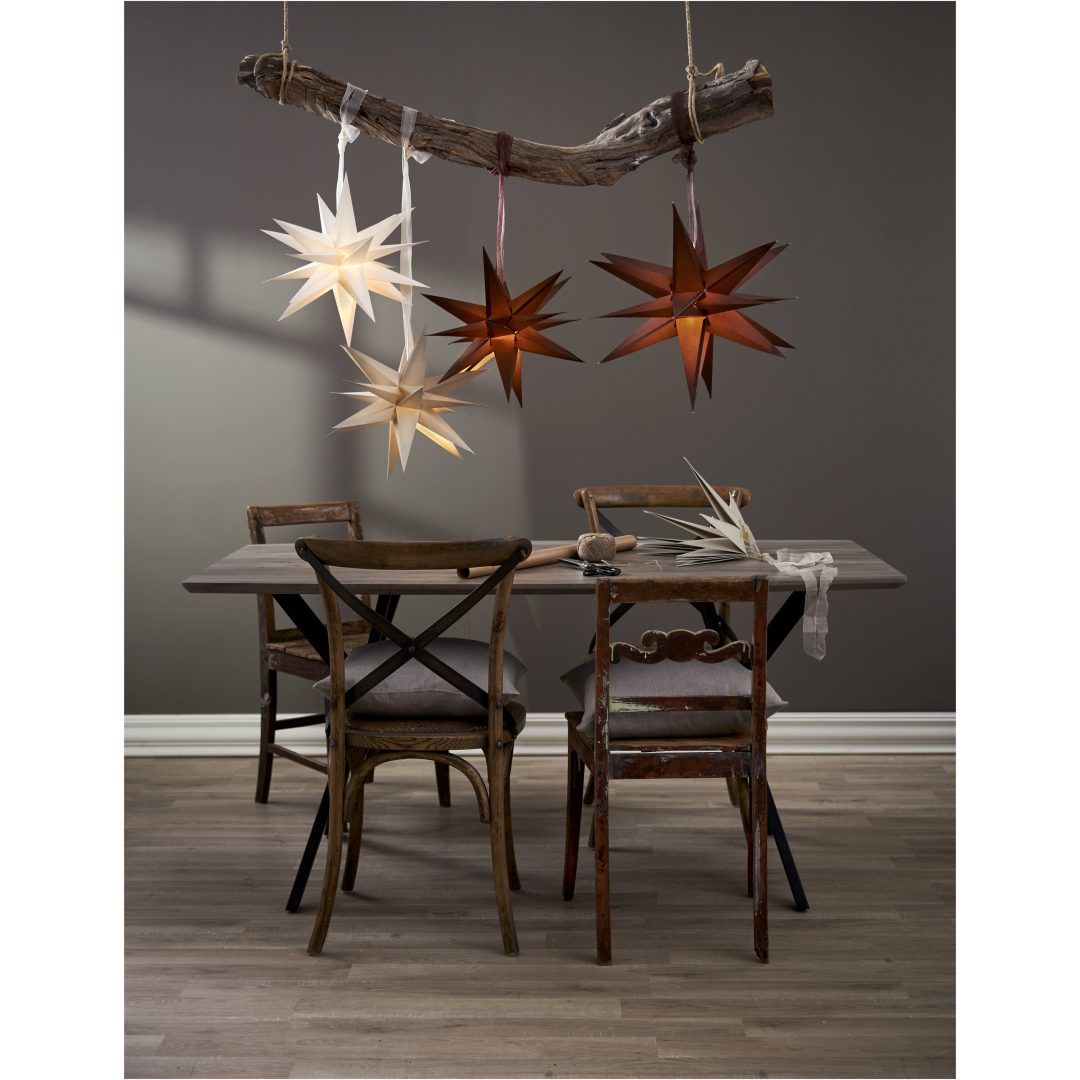 Papirstjerne December Brun Star Trading – billede 11
