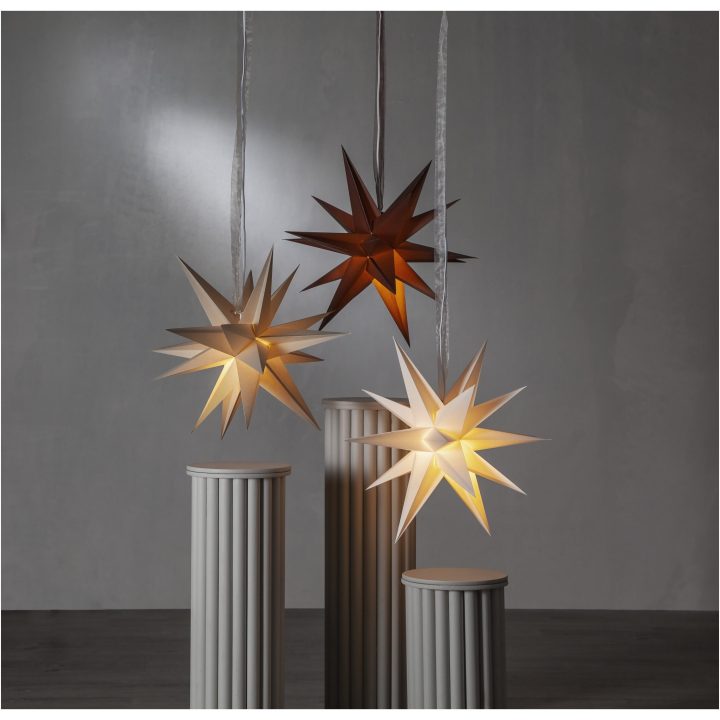 Papirstjerne December Brun Star Trading – billede 4