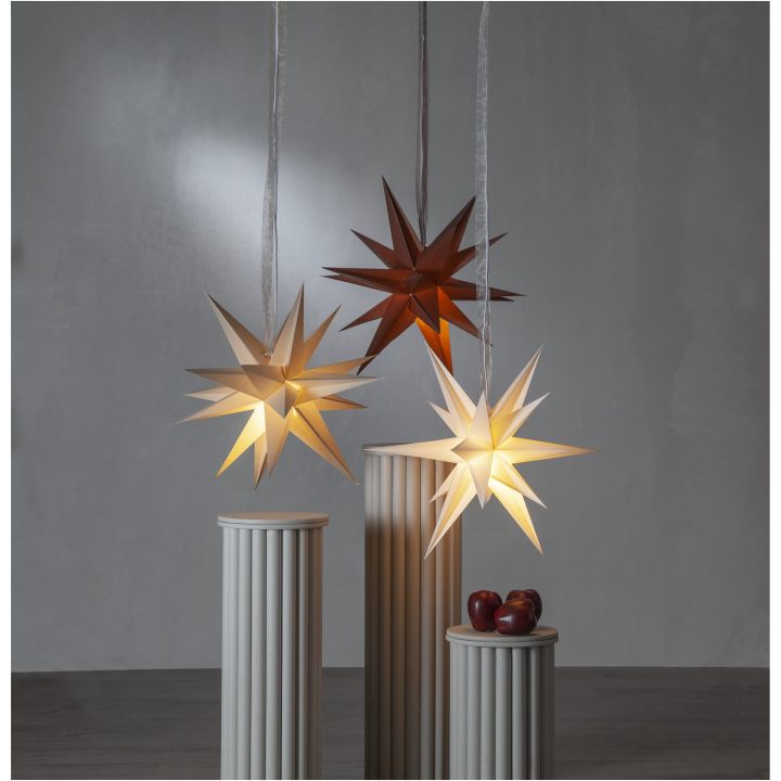 Papirstjerne December Brun Star Trading – billede 3