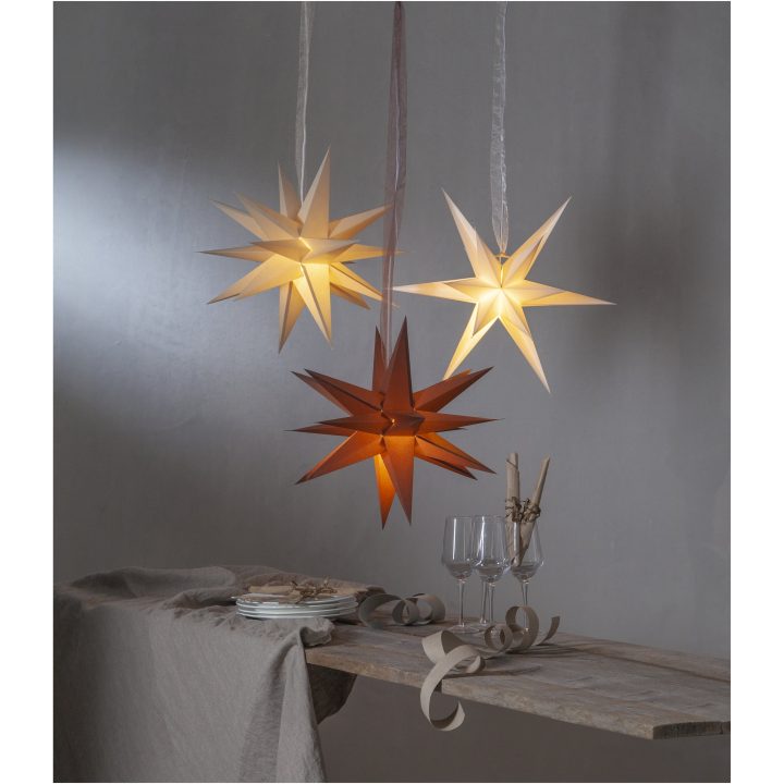 Papirstjerne December Brun Star Trading – billede 2