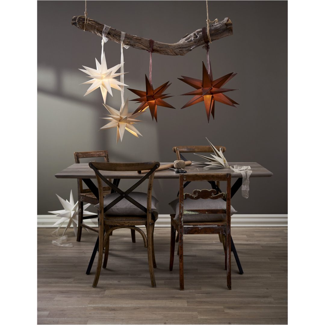 Papirstjerne December Brun Star Trading – billede 10