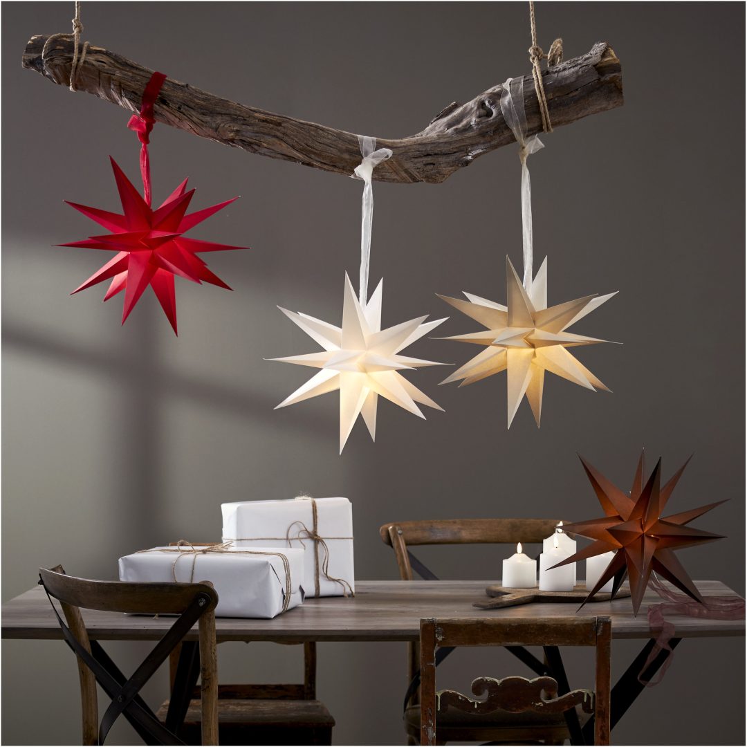 Papirstjerne December Hvid Star Trading – billede 8