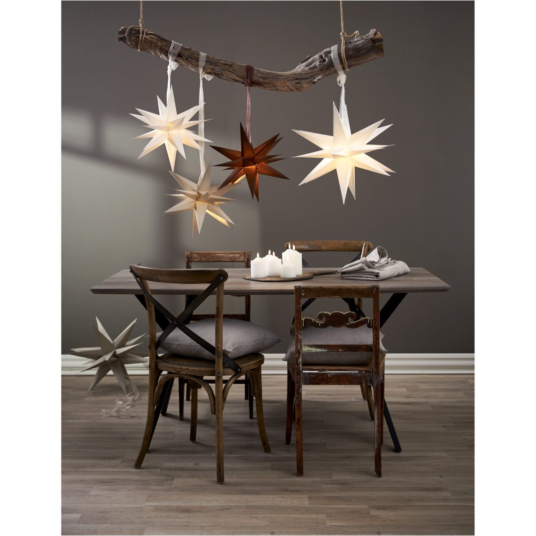 Papirstjerne December Hvid Star Trading – billede 2