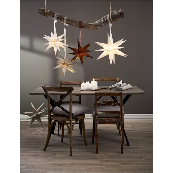 Papirstjerne December Hvid Star Trading – billede 2