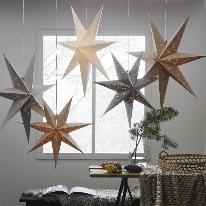 Papirstjerne Decorus Guld Star Trading 63 cm – billede 10