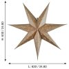 Papirstjerne Decorus Guld Star Trading 63 cm – miniature 8