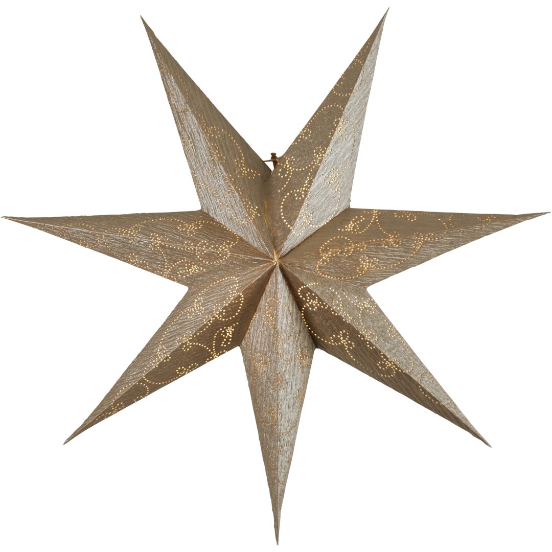 Papirstjerne Decorus Guld Star Trading 63 cm – billede 7