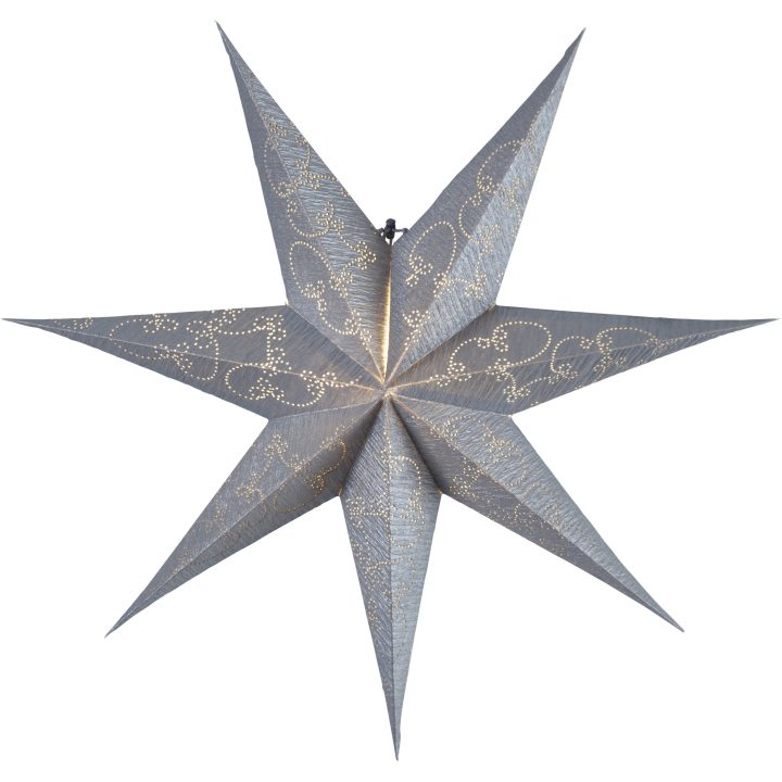 Papirstjerne Decorus Sølv Star Trading 63 cm – billede 9