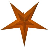 Papirstjerne Diva Orange Star Trading