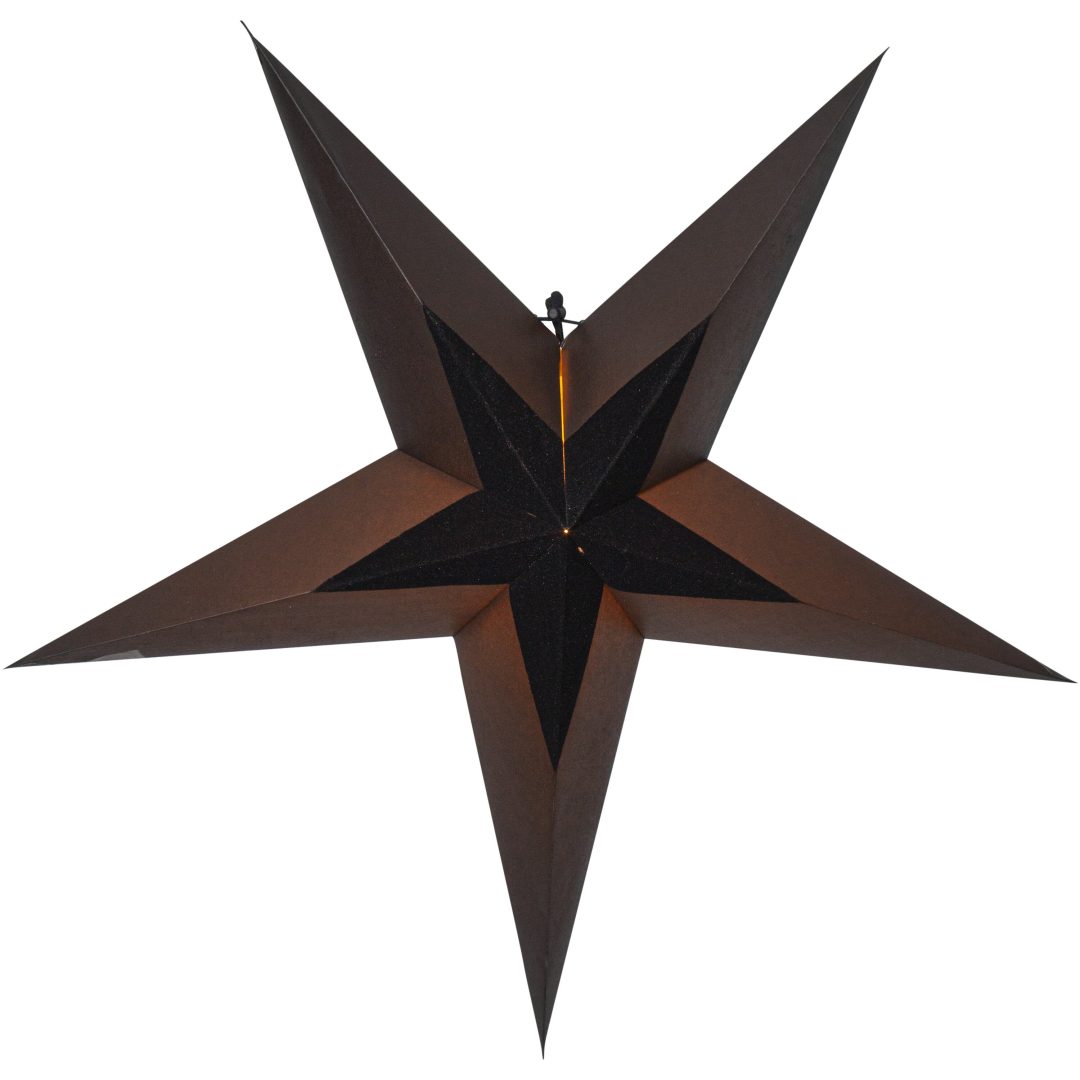 Papirstjerne Diva Sort Star Trading