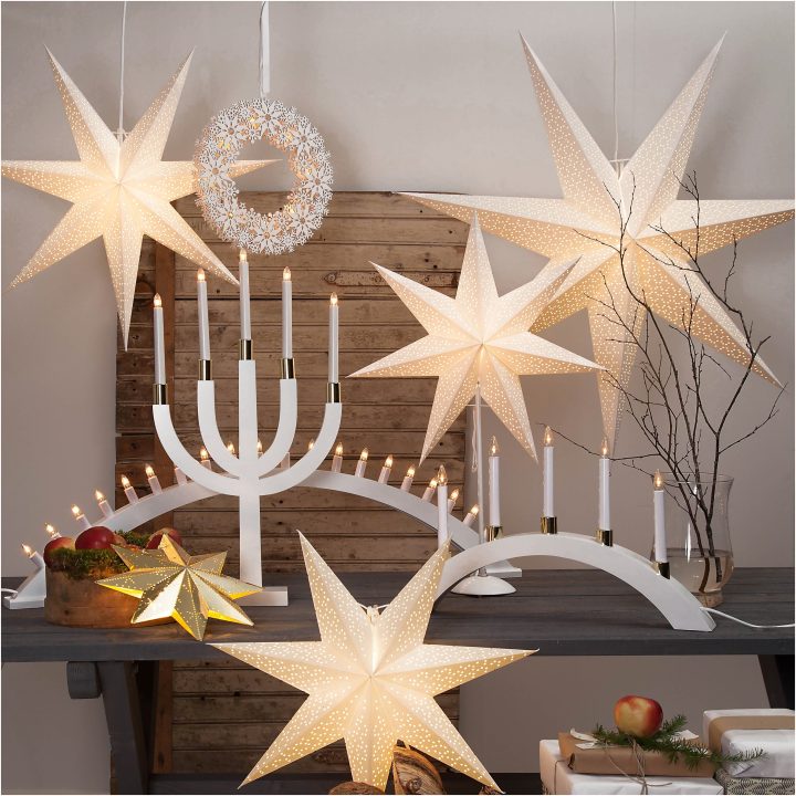 Papirstjerne Dot Hvid Star Trading 54 cm – billede 9