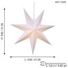 Papirstjerne Dot Hvid Star Trading 54 cm – miniature 7
