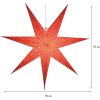 Papirstjerne Dot Rød Star Trading 70 cm – miniature 5