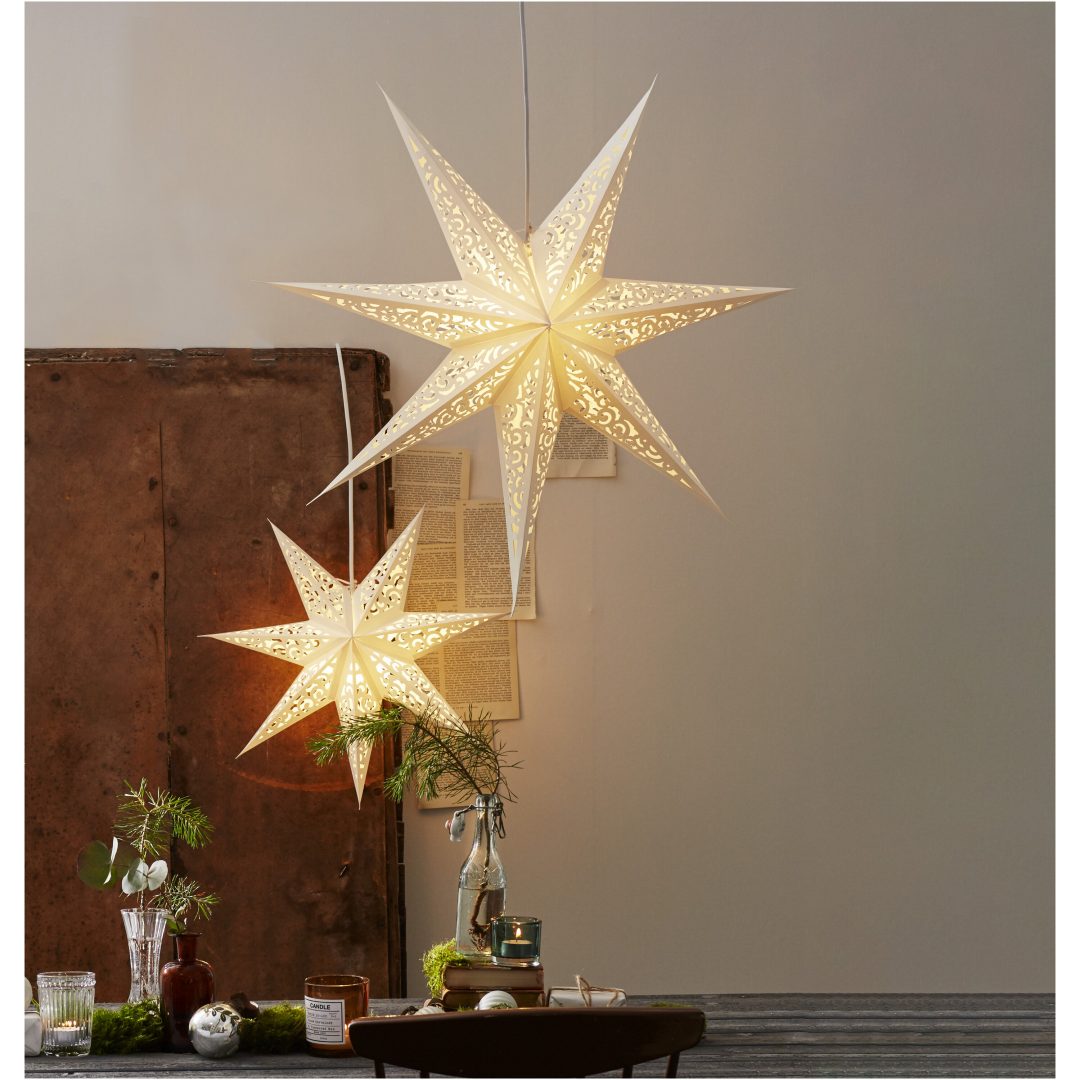 Papirstjerne Lace STAR TRADING – billede 2