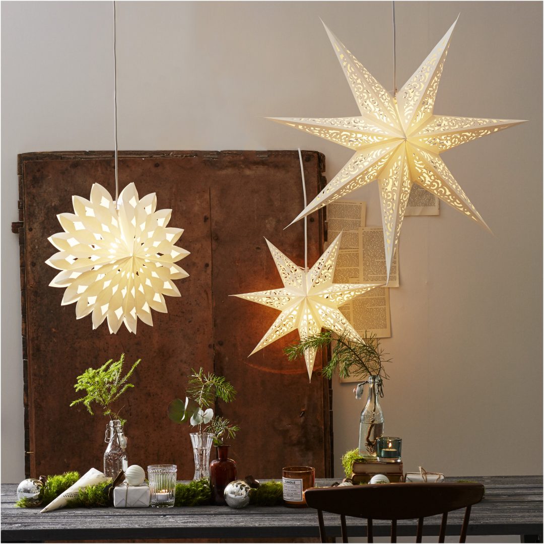 Papirstjerne Lace STAR TRADING – billede 3