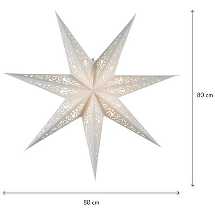 Papirstjerne Lace STAR TRADING – billede 3