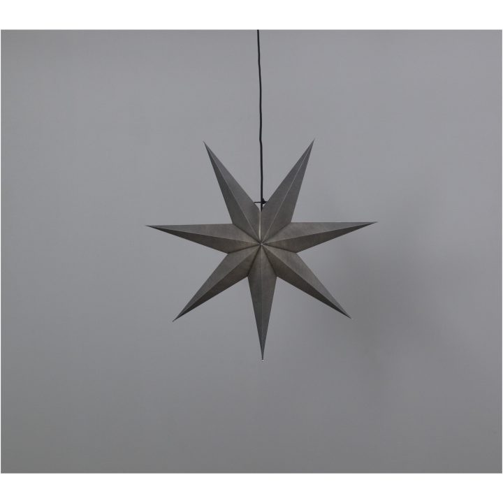 Papirstjerne Ozen Grå Star Trading 70 cm – billede 8