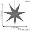Papirstjerne Ozen Grå Star Trading 70 cm – miniature 7