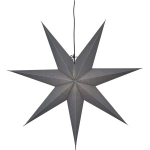 Papirstjerne Ozen Grå Star Trading