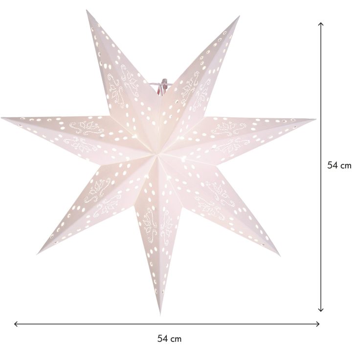 Papirstjerne Romantic Hvid Star Trading – billede 6