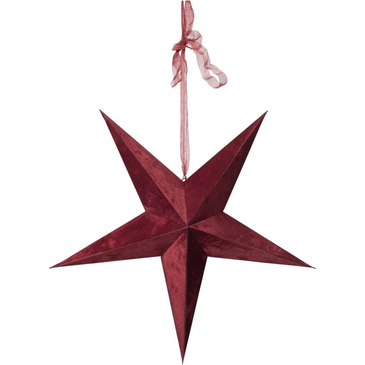Papirstjerne Velvet Rød Star Trading – billede 9