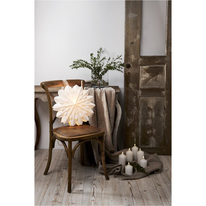 Pappersstjärna Clipp Vit Star Trading 40 cm – billede 2