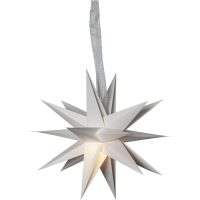 Pappersstjärna December Vit Star Trading