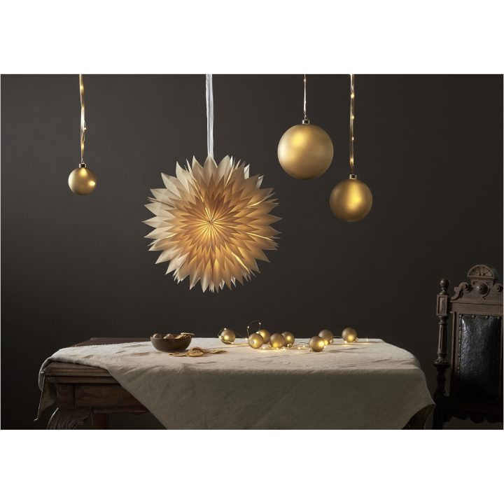 Pappersstjärna Dis Beige Star Trading – billede 10