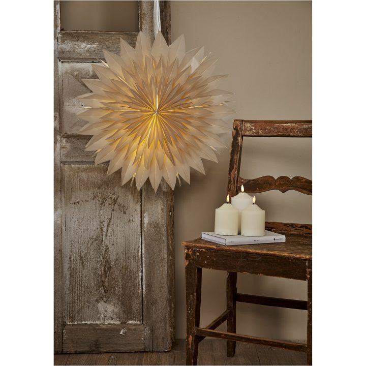 Pappersstjärna Dis Beige Star Trading – billede 7