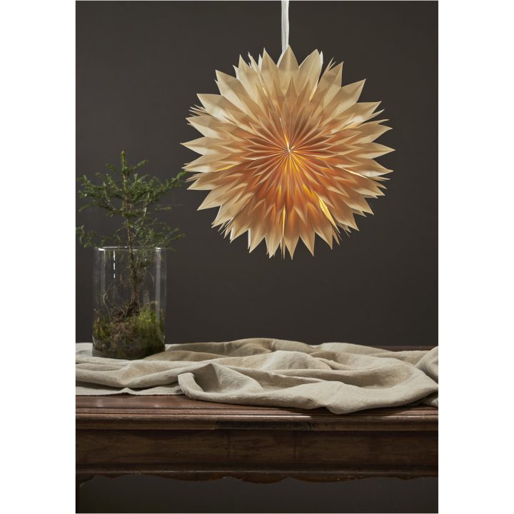 Pappersstjärna Dis Beige Star Trading – billede 5