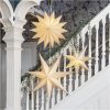 Pappersstjärna Plain Beige Star Trading – miniature 2