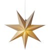Pappersstjärna Plain Beige Star Trading – miniature 1