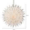 Pappersstjärna Winter Vit Star Trading – miniature 4