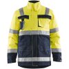 Parkacoat 44681530 Hi-vis gul / Marine BLÅKLÄDER PARKAS 44681530 GUL/MARIN XS – miniature 1