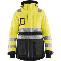 Parkacoat dame 44721987 Hi-vis gul / Sort BLÅKLÄDER